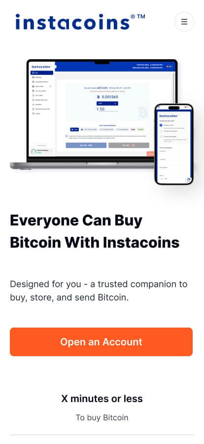 Instacoins mobile